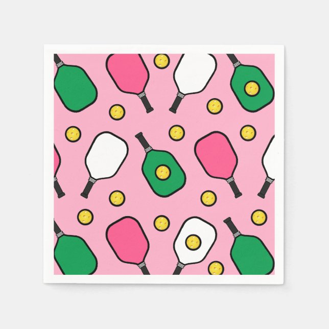 Pickleball Party Napkin (Front)