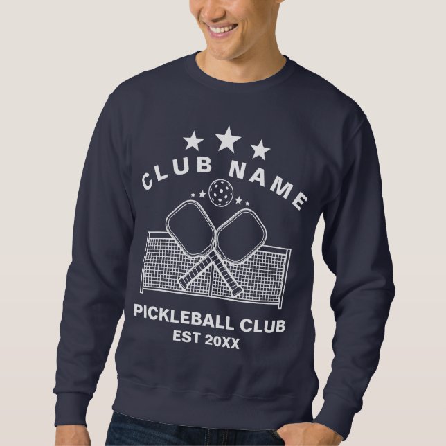 Pickleball Personalised Club Name Sweatshirt (Front)