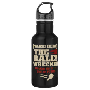 Pickleball Personalised Name Rally Wrecker 532 Ml Water Bottle
