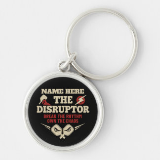 Pickleball Personalised Name The Disruptor Key Ring