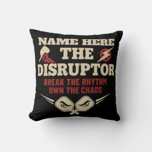 Pickleball Personalised Name The Disruptor Towel Cushion