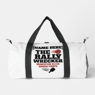 Pickleball Personalised Name The Rally Wrecker Duffle Bag