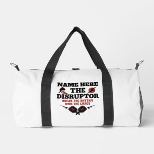 Pickleball Personalised Name The Rally Wrecker Gym Duffle Bag