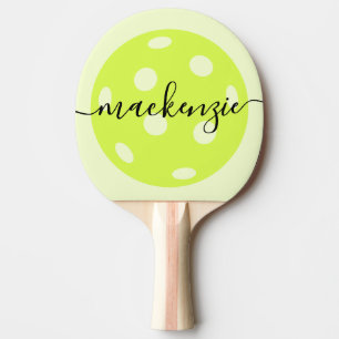 Pickleball Personalised Script Name Ping Pong Paddle