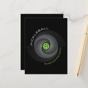 Pickleball Phenomenon Galaxy Announcement Postcard