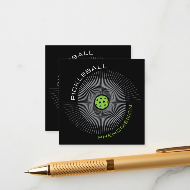 Pickleball Phenomenon Galaxy  Enclosure Card (Front/Back In Situ)