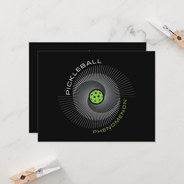 Pickleball Phenomenon Galaxy Invitation (Front/Back In Situ)