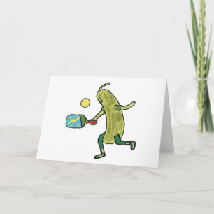Pickleball Pickle Card