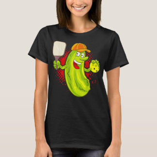 Pickleball Pickle Paddle Funny Humour Sports 543 T-Shirt
