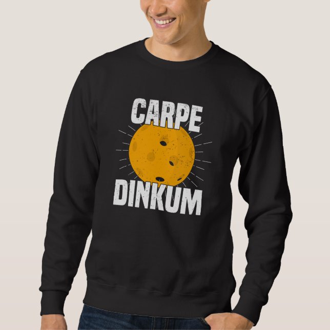 Pickleball Pickleball Hobby Ball Player Latin Sweatshirt (Front)