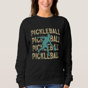 Pickleball Pickleball Retro Vintage 70's 80's  3 Sweatshirt