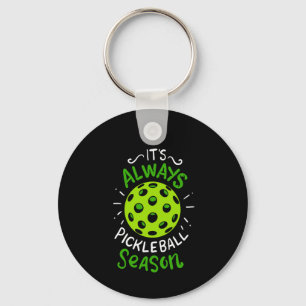Pickleball - Pickleball Season Key Ring