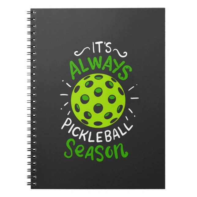Pickleball - Pickleball Season Notebook (Front)