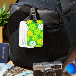 Pickleball Pickleballs   Luggage tag