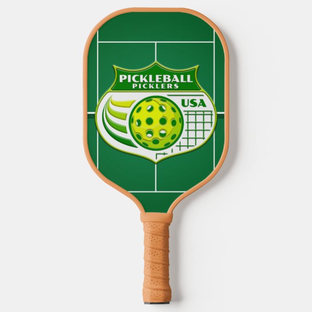 Pickleball Picklers Pickleball Paddle (Front)