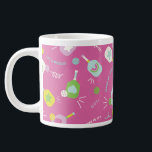 Pickleball Pink Mug Player Gift for Her<br><div class="desc">This vibrant and whimsical bright pastel pickleball mug is the perfect accessory for all pickleball enthusiasts who want to add a touch of colour and fun to their daily caffeine routine. Featuring a fun design with pickleball phrases like "dink!" and "let's pickle!" along with pickelball paddles with hearts, rainbows, and...</div>