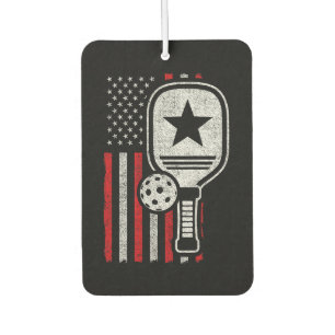 Pickleball Player - American Flag Pickleball - Pic Car Air Freshener
