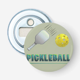 Pickleball Player - Cool Paddle Art Bottle Opener