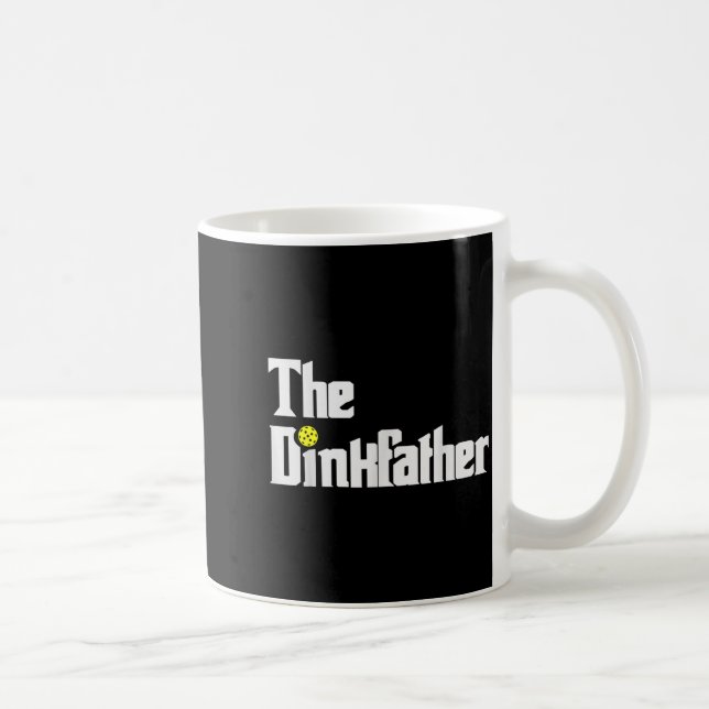 Pickleball player dad funny dink father pun coffee mug (Right)
