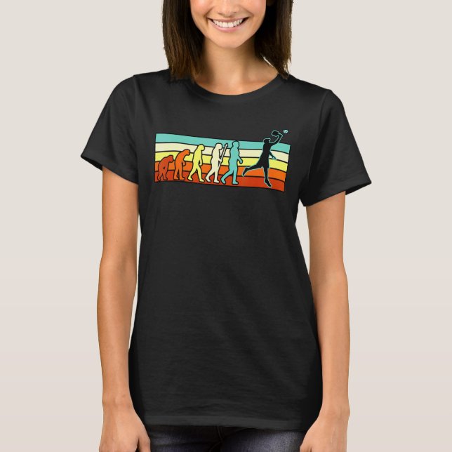 Pickleball Player Evolution Paddle Sport  Coach Gr T-Shirt (Front)