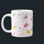 Pickleball Player Gift for Her Pink Speciality Mug<br><div class="desc">This vibrant and whimsical bright pastel pickleball mug is the perfect accessory for all pickleball enthusiasts who want to add a touch of colour and fun to their daily caffeine routine. Featuring a fun design with pickleball phrases like "dink!" and "let's pickle!" along with pickelball paddles with hearts, rainbows, and...</div>