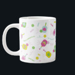 Pickleball Player Gift for Her Pink Speciality Mug<br><div class="desc">This vibrant and whimsical bright pastel pickleball mug is the perfect accessory for all pickleball enthusiasts who want to add a touch of colour and fun to their daily caffeine routine. Featuring a fun design with pickleball phrases like "dink!" and "let's pickle!" along with pickelball paddles with hearts, rainbows, and...</div>