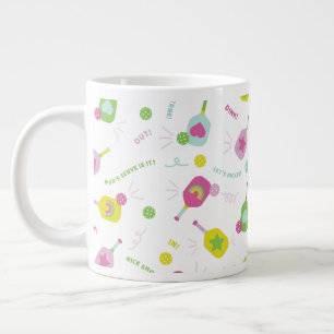Pickleball Player Gift for Her Pink Specialty Mug