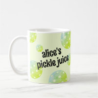 Pickleball Player Gift Sports Green Custom Name