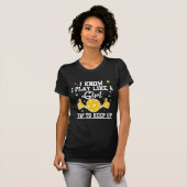 Pickleball Player Girl Sport Athlete Humor T-Shirt (Front Full)