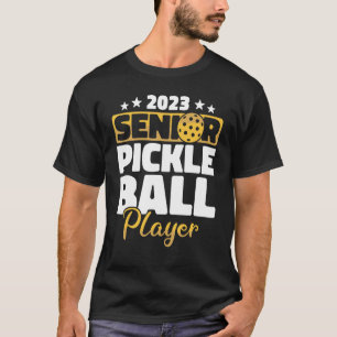 Pickleball Player Paddles Senior Pickleball Player T-Shirt