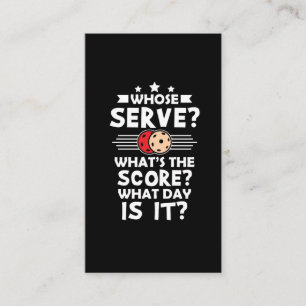 Pickleball Player - Pickle Ball Athlete Hobby Business Card