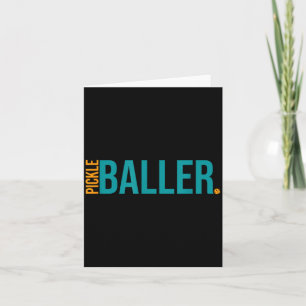 Pickleball player pickleballer pickle baller card
