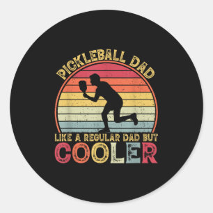 Pickleball Player Quote Funny Pickleball Lover Gra Classic Round Sticker