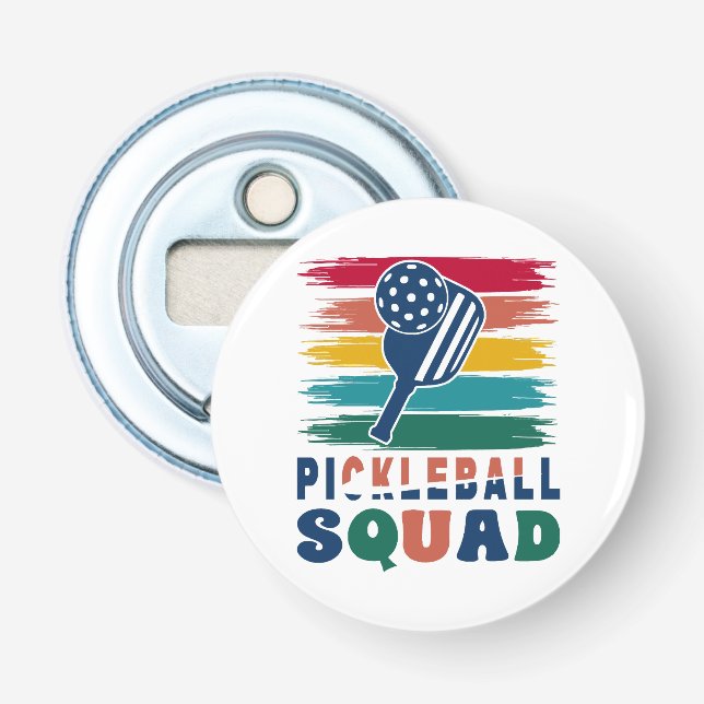 Pickleball Players Gift Idea Bottle Opener (Front)
