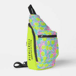 Pickleball Playful Bliss Sling Bag