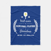 Pickleball Playing Best Grandma Grandpa Custom