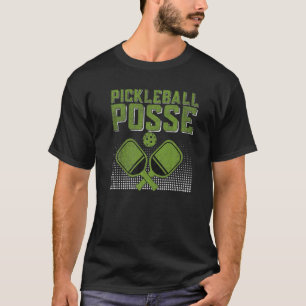Pickleball Posse Funny Pickleball Premium T-Shirt