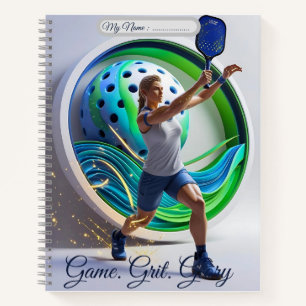 Pickleball Power Smash – Energy in Motion Notebook