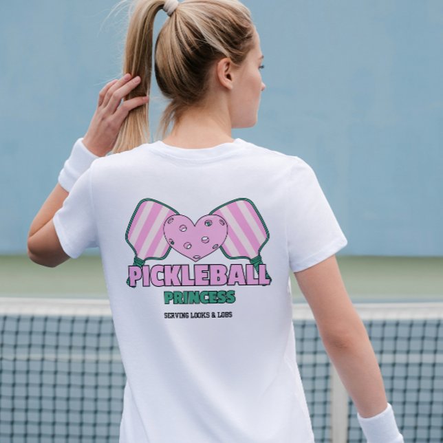 Pickleball Princess Serving Looks & Lobs Tri-Blend Shirt (Creator Uploaded)