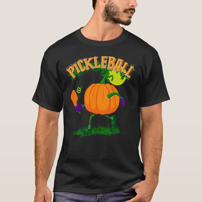 Pickleball Pumpkin T-Shirt (Front)