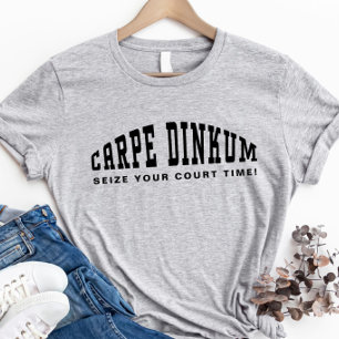Pickleball Pun Carpe Dinkum Funny Modern Cute T-Shirt