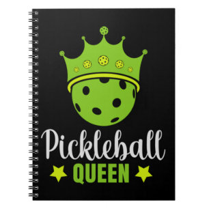 Pickleball Queen Funny Pickle Ball Queen Notebook