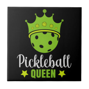 Pickleball Queen Funny Pickle Ball Queen Tile