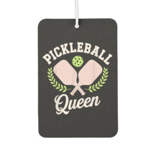 Pickleball Queen Funny Pickleball Player Car Air Freshener