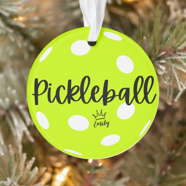  pickleball queen,personalised pickleball gifts ornament (Tree)