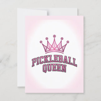 Pickleball Queen Postcard