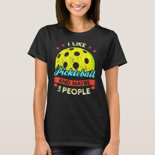 Pickleball Racket Sports Paddleball Singles Double T-Shirt