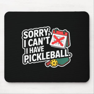 Pickleball retired dink grandpa funny sport gift mouse pad