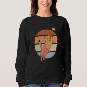 Pickleball Retro Paddleball Dink Player 2 Sweatshirt