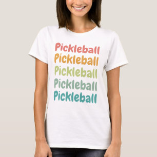 Pickleball Retro Pickleball Player T-Shirt